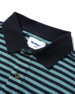 Shirts| Shirts-Butter Goods tripe Poo hirt, Navy / arine