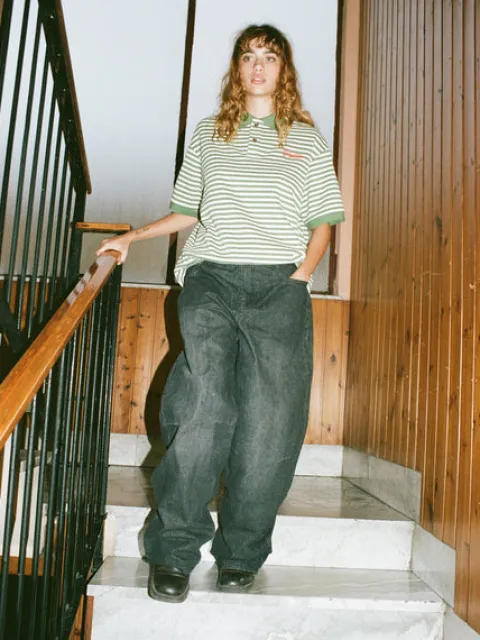 Shirts| Shirts-Butter Goods tripe Poo hirt, age / Natura