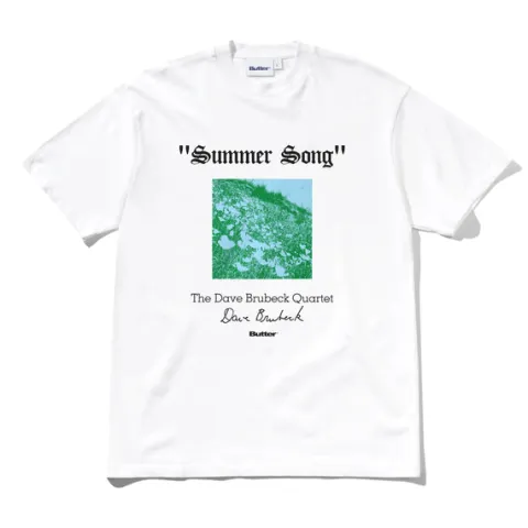 T-Shirts-Butter Goods uer ong Tee, White