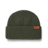 Hats|Beanies-Butter Goods Tall Wharfie Beanie, Army