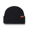 Hats|Beanies-Butter Goods Tall Wharfie Beanie, Black