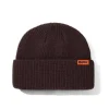 Hats|Beanies-Butter Goods Tall Wharfie Beanie, Brown