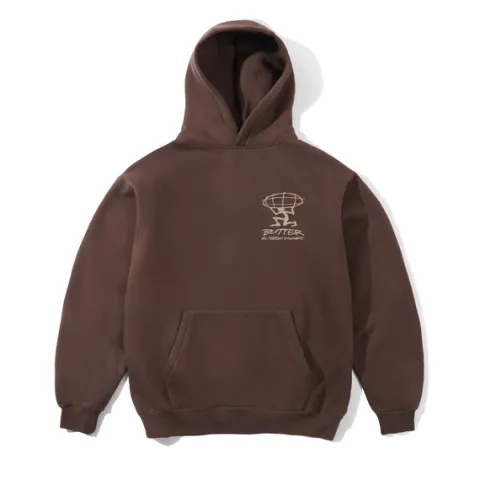 Zip-Thru Hoods|Pullover Hoods-Butter Goods Terrain Puover Hood, Brown