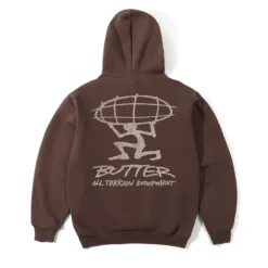 Zip-Thru Hoods|Pullover Hoods-Butter Goods Terrain Puover Hood, Brown