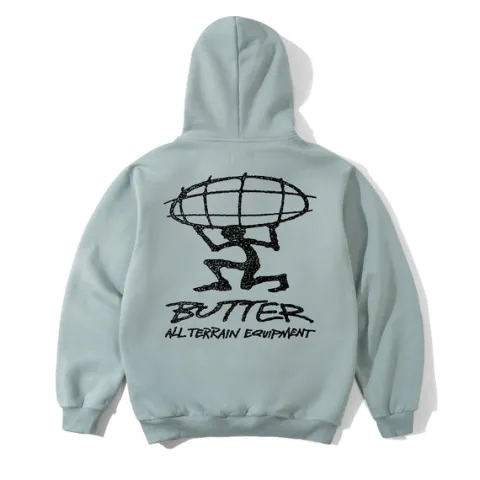 Zip-Thru Hoods|Pullover Hoods-Butter Goods Terrain Puover Hood, Dophin