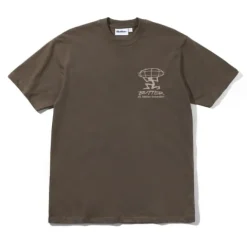 T-Shirts-Butter Goods Terrain Tee, Brown