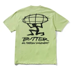 T-Shirts-Butter Goods Terrain Tee, Pitachio