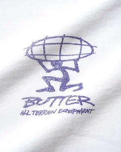 T-Shirts-Butter Goods Terrain Tee, White