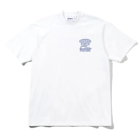 T-Shirts-Butter Goods Terrain Tee, White