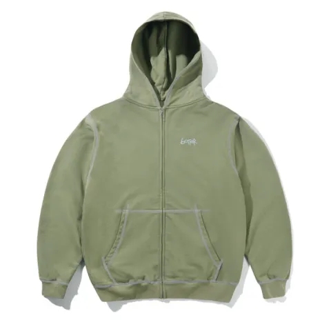 Zip-Thru Hoods|Pullover Hoods-Butter Goods Trai titch Zip-Thru Hood, Wahed Du Ary