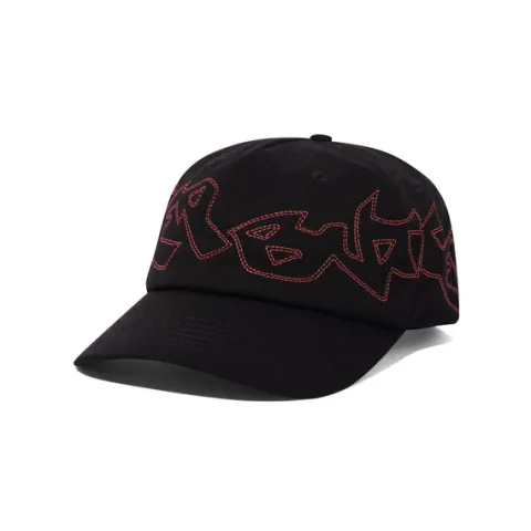 T-Shirts|Pullover Hoods-Butter Goods Trance 5 Panel Cap, Black