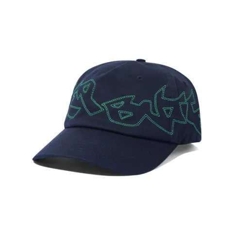 T-Shirts|Pullover Hoods-Butter Goods Trance 5 Panel Cap, Navy