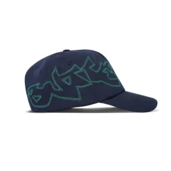 T-Shirts|Pullover Hoods-Butter Goods Trance 5 Panel Cap, Navy
