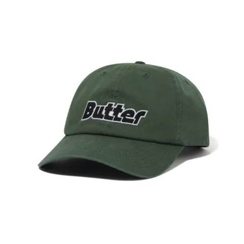 Hats|Beanies-Butter Goods Transit 6 Panel Cap, Sage