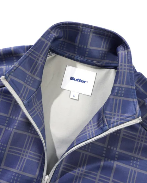Jackets-Butter Goods Tricot Jacket, Navy Paid