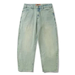 Denim Jeans|Pants-Butter Goods Trim Denim Jeans, Sunfade Blue