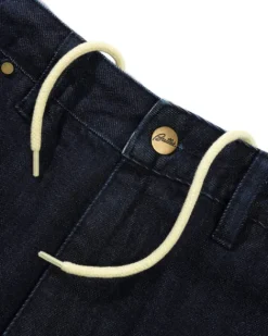 Denim Shorts|Shorts-Butter Goods Trim Denim Shorts, Rinsed Indigo