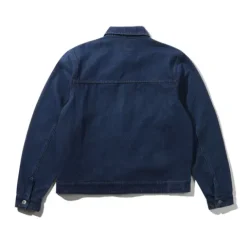 Jackets-Butter Goods Trucker Deni Jacket, Dark Bue