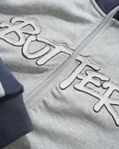 Jackets-Butter Goods Tunne Feece Track Jacket, Ah / Navy