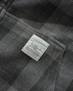 Zip-Thru Hoods|Pullover Hoods-Butter Goods Waffe Zip-Thru Hood, Grey Paid