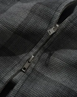 Zip-Thru Hoods|Pullover Hoods-Butter Goods Waffe Zip-Thru Hood, Grey Paid