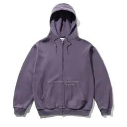 Zip-Thru Hoods|Pullover Hoods-Butter Goods Waffe Zip-Thru Hood, Urchin Overdye