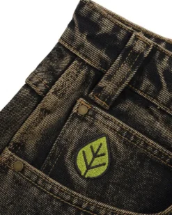 Denim Jeans|Pants-Butter Goods Weathergear Denim Jeans, Brown Tint
