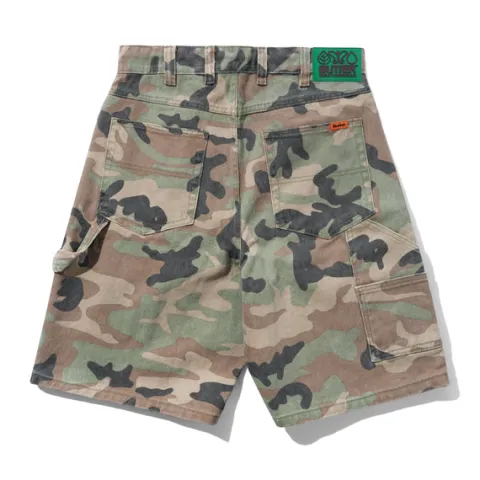 Denim Shorts|Shorts-Butter Goods Weathergear Denim Shorts, Woodland Camo