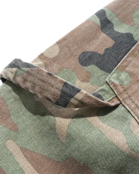 Denim Shorts|Shorts-Butter Goods Weathergear Denim Shorts, Woodland Camo