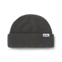 Hats|Beanies-Butter Goods Wharfie Beanie, Charcoal