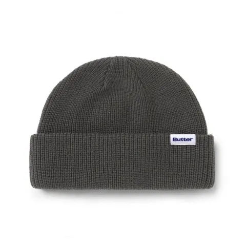 Hats|Beanies-Butter Goods Wharfie Beanie, Charcoal