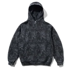 Zip-Thru Hoods|Pullover Hoods-Butter Goods Wood Cao Zip-Thru Hood, Wahed Back