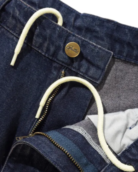 Denim Jeans|Pants-Butter Goods Work Pants, Distressed Tinted Indigo